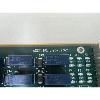 AMAT 0190-02362 MAINFRAME INTLK 1 RELAYS PCB